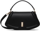 BOSS Black Signature Hardware Leather Shoulder Bag