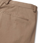 Caruso - Stretch-Cotton Suit Trousers - Brown