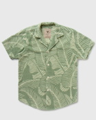 Oas Banana Leaf Terry Shirt Green - Mens - Shortsleeves
