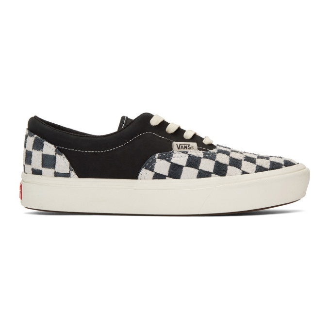 Photo: Vans Black and White Checkerboard ComfyCush Era Sneakers