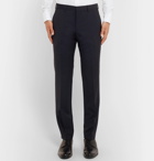Hugo Boss - Navy Genesis Slim-Fit Wool and Cashmere-Blend Suit Trousers - Men - Navy