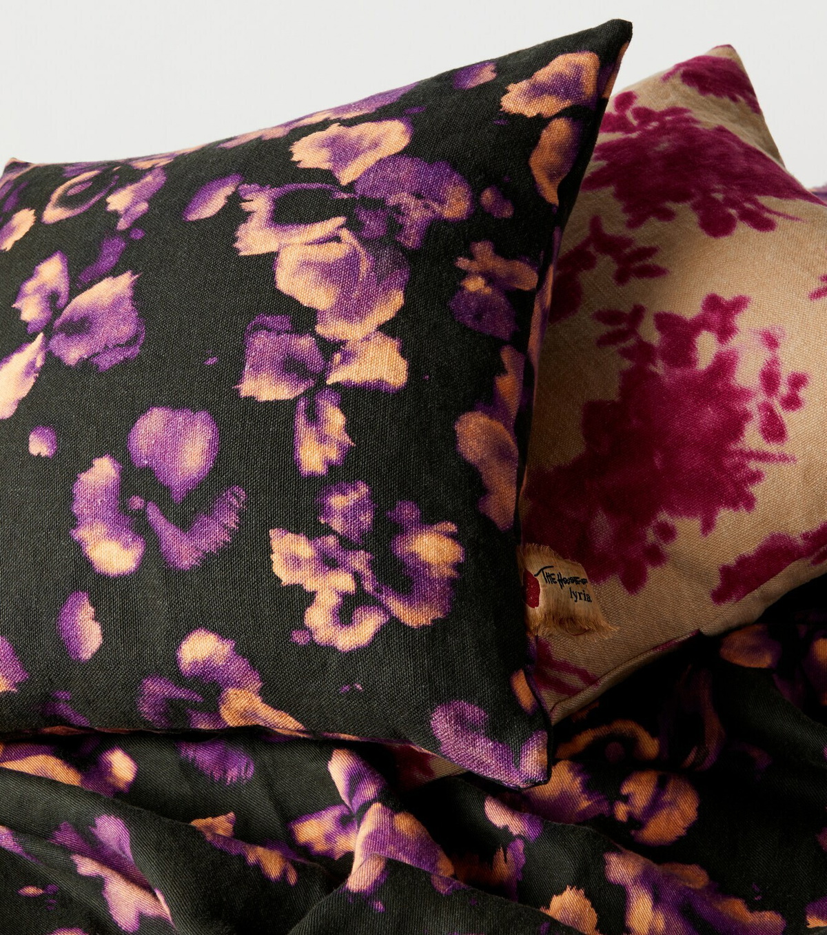The House of Lyria Yuzu floral cushion