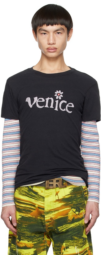 Photo: ERL Black 'Venice' T-Shirt