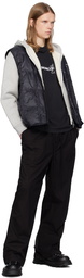 Moncler Genius 7 Moncler FRGMT Hiroshi Fujiwara Navy Vaile Packable Down Vest