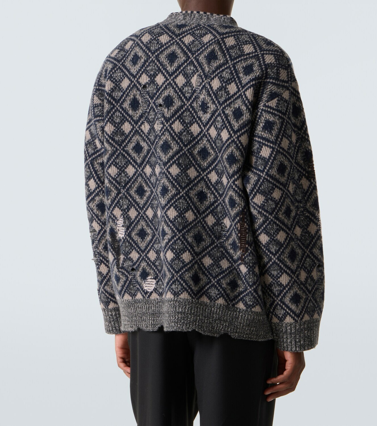 Wales Bonner Sibling oversized wool cardigan