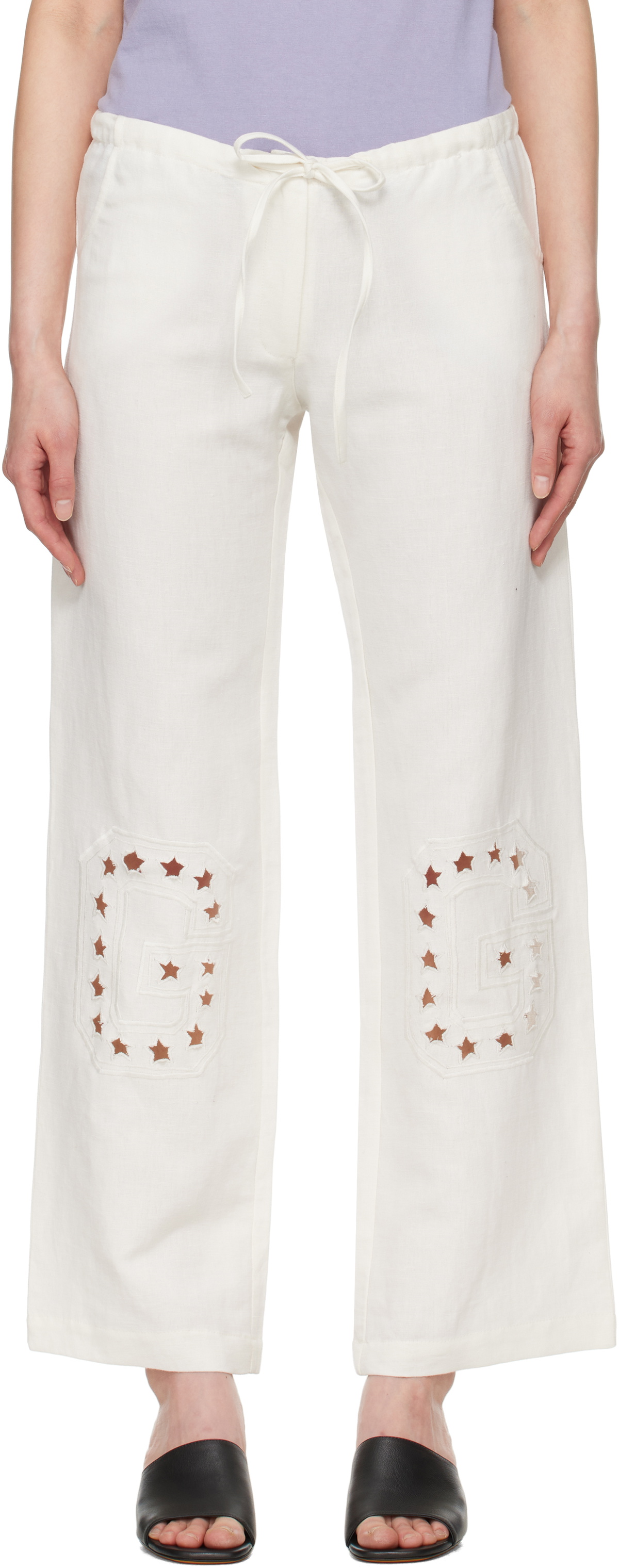 Gimaguas White Gima Lounge Pants