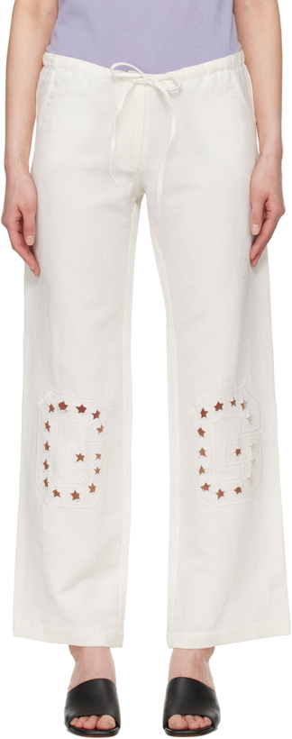 Photo: Gimaguas White Gima Lounge Pants