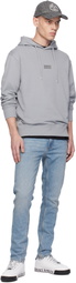 Versace Jeans Couture Gray Logo Regular-Fit Hoodie