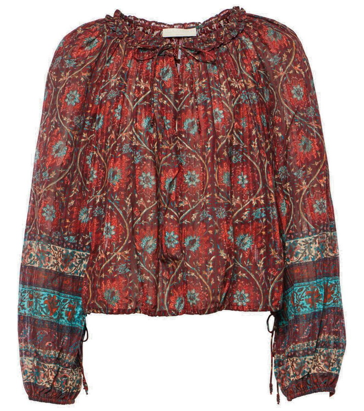 Photo: Ulla Johnson Silva printed cotton-blend blouse