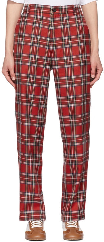 Photo: Manors Golf Red Polyester Trousers