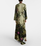 Johanna Ortiz Printed silk maxi dress