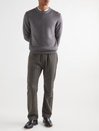 Barena - Tosador Straight-Leg Tech-Wool Trousers - Gray