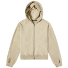 Cole Buxton Men's Zip Hoody in Washed Beige