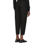 The Viridi-anne Black Drawstring Trousers