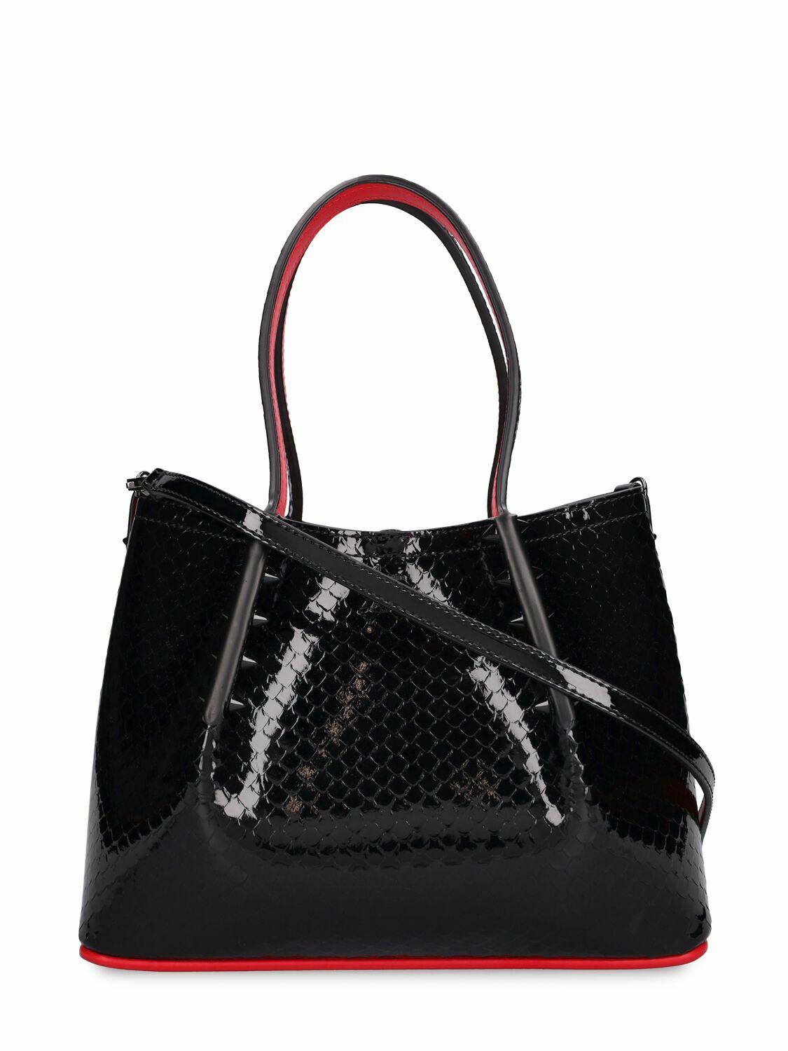 Christian Louboutin*パテントレザートートバッグ Cabarock Mini Christian Louboutin*パテントレザートートバッグ Cabarock Mini