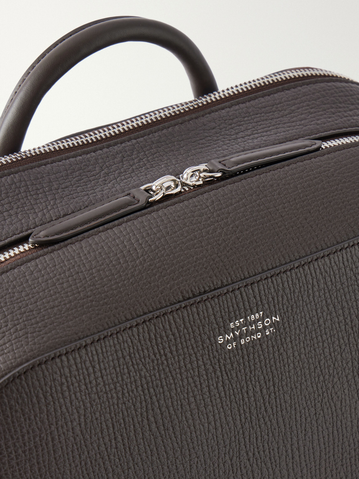Smythson - Full-Grain Leather Backpack
