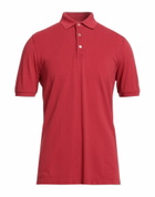 Fedeli Mens Polo shirt in Red