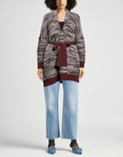 Manila Grace Womens Cardigan Brick