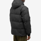 Stone Island Men's Crinkle Reps Hooded Down Jacket in Black