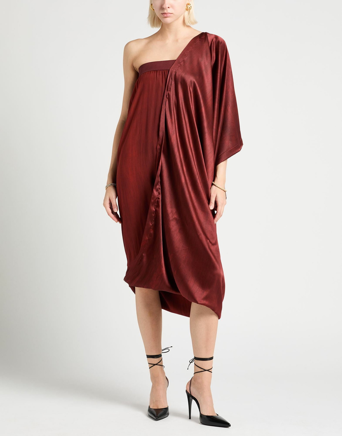 Uma Wang Womens Midi dress Rust