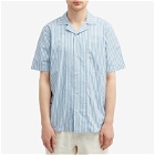 Armor-Lux Men's Stripe Vacation Shirt in Blue