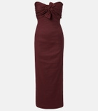 Tove Rahel linen and cotton-blend maxi dress