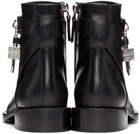 Givenchy Black Padlock Boots