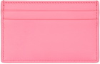 Alexander McQueen Pink Leather Card Holder