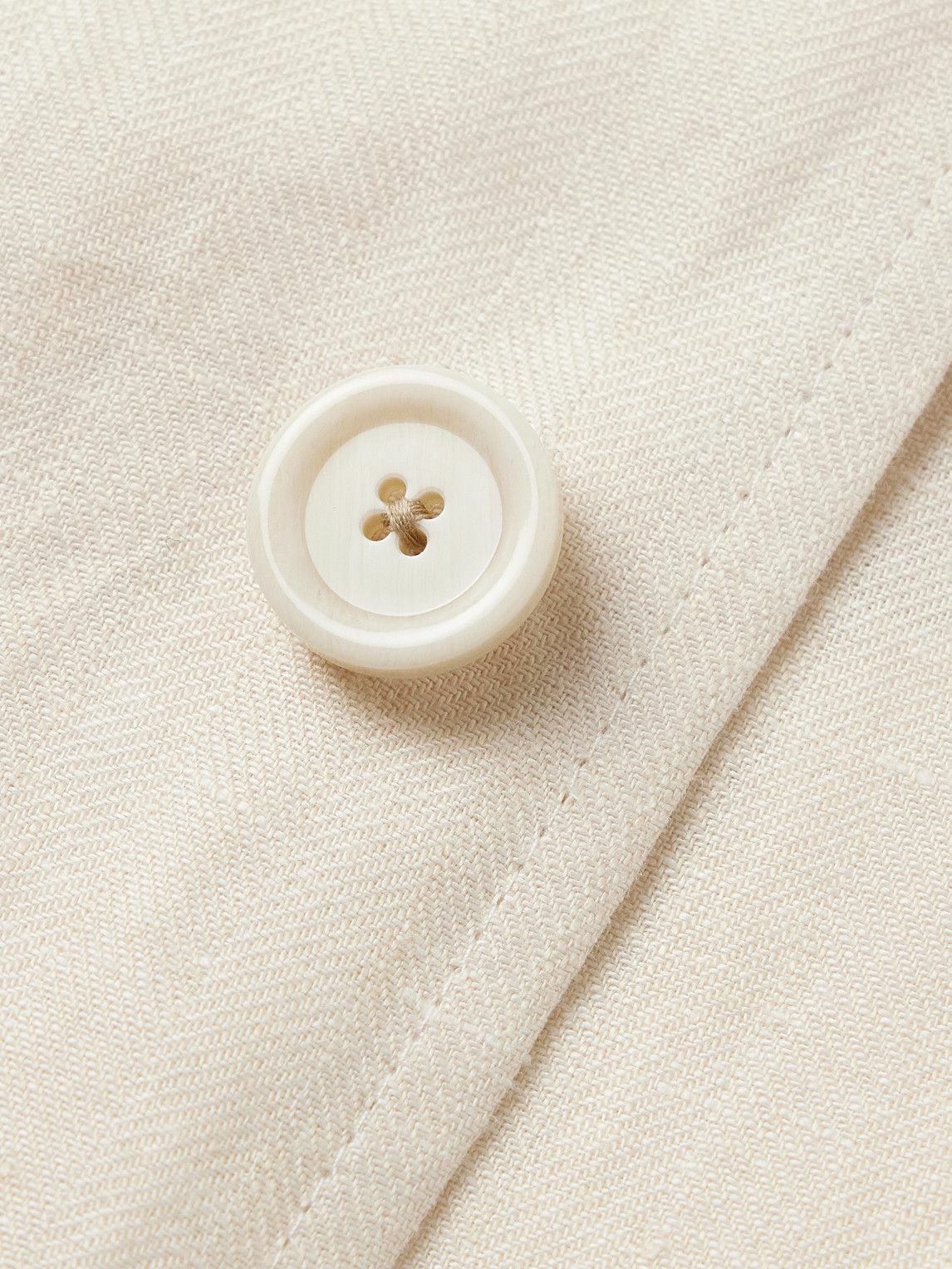 Lardini - Ansel Herringbone Linen Jacket - Neutrals