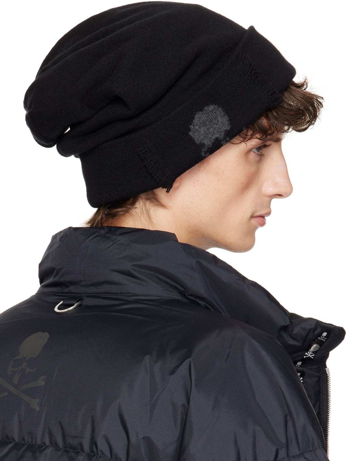 mastermind JAPAN Black Puzzle Beanie