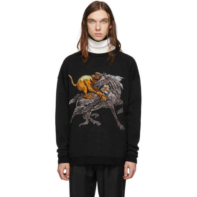 Photo: Givenchy Black Lion and Pegasus Sweater