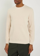 NN07 Danny Ribbed Knit Jumper Ivory