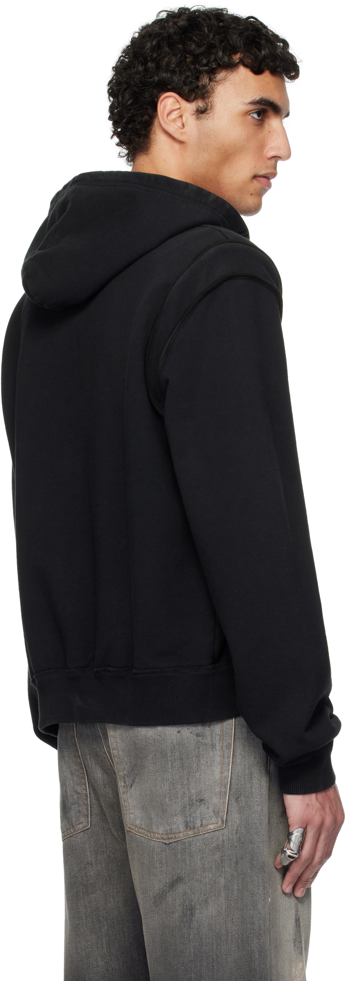 MISBHV Black Star Teddy Hoodie
