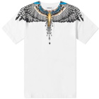 Marcelo Burlon Men's Grizzly Wings T-Shirt in White