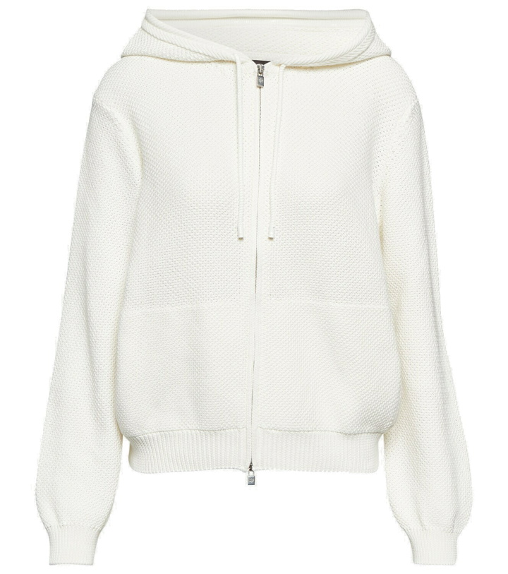 Photo: Loro Piana Zip-up cotton hoodie