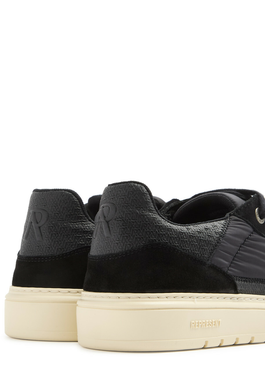Represent Virtus Panelled Nylon Sneakers Black