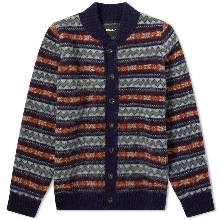 Photo: Howlin' Back To Basics Fair Isle Baseball Cardigan