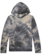 MASSIMO ALBA - Tie-Dyed Cashmere Hoodie - Blue - L