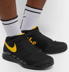 Nike Tennis - Air Zoom Vapor x Glove Neoprene, Rubber and Mesh Tennis Sneakers - Black