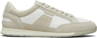 BOSS Beige Satin Low Sneakers