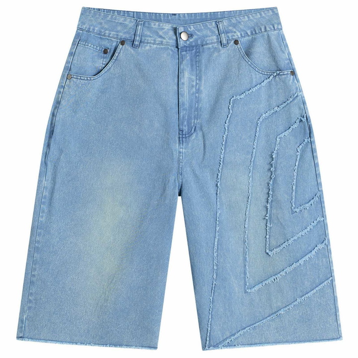Photo: Umbro Men's Washed Drill Short in Insignia Blue