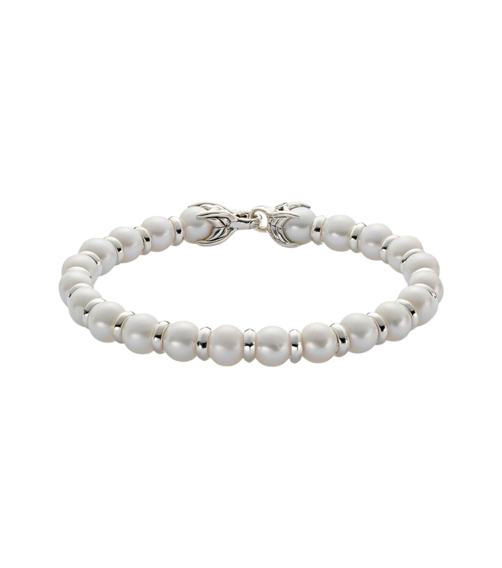Photo: David Yurman Pearls and sterling silver bracelet