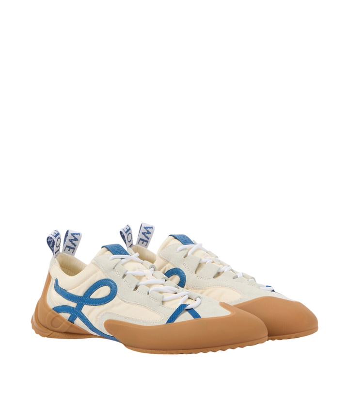 Photo: Loewe Grip Anagram suede-trimmed sneakers