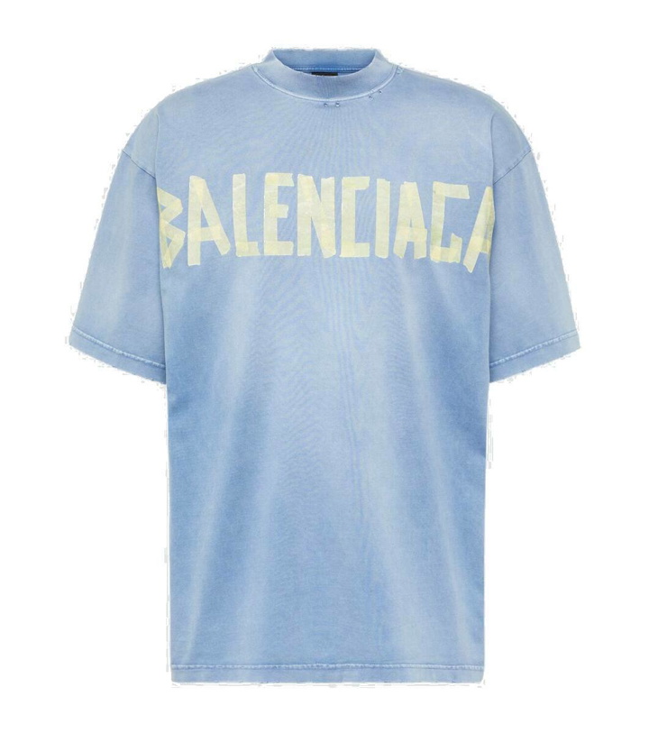 Photo: Balenciaga Tape Type cotton jersey T-shirt