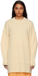 RUS Beige Alpaca & Wool Imoto Crewneck Sweater