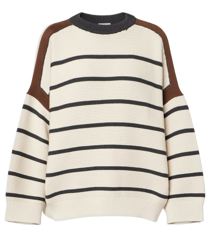 Photo: Brunello Cucinelli Striped cotton sweater