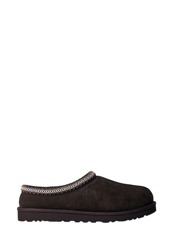 UGG Black Suede Slip-On Mule with Contrast Trim Ugg Tazzlita Flatform Mules - Black | Editorialist main image 2