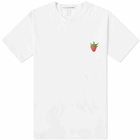 Comme des Garçons SHIRT Men's Brett Westfall Strawberry Tee in White