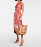 Altuzarra Watermill Large raffia tote bag