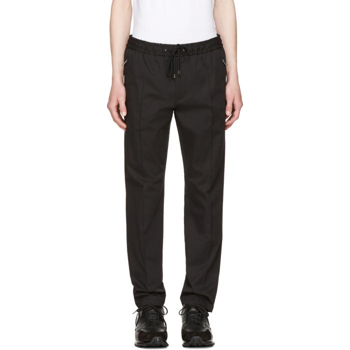 Photo: Dolce and Gabbana Black Tapered Trousers